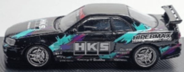 Nissan Skyline GTR R34 V Spec HKS My Model Collect 1/64