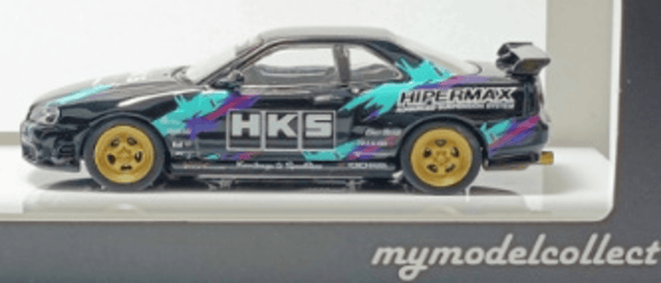 Nissan Skyline R34 25GT Turbo HKS My Model Collect 1/64