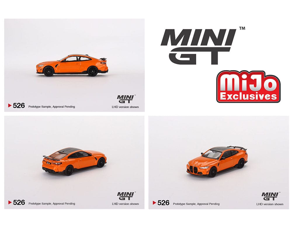 BMW M4 M-Performance (G82) – Fire Orange Mini GT 1:64