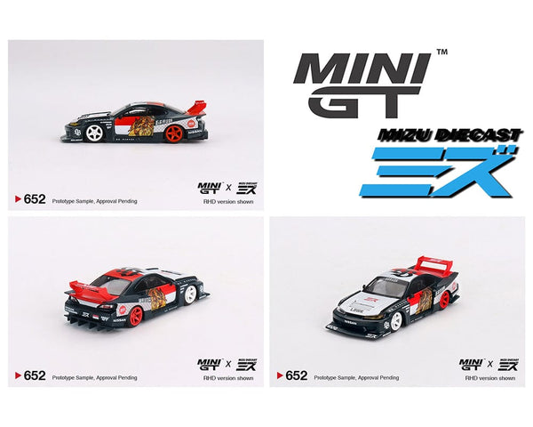 Nissan LB-Super Silhouette S15 SILVIA “Garuda” MINI GT x MIZU Diecast 1/64  diecat