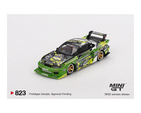Nissan LB-Super Silhouette S15 SILVIA #555 V2 2024 Green Formula Drift Japan Mini GT