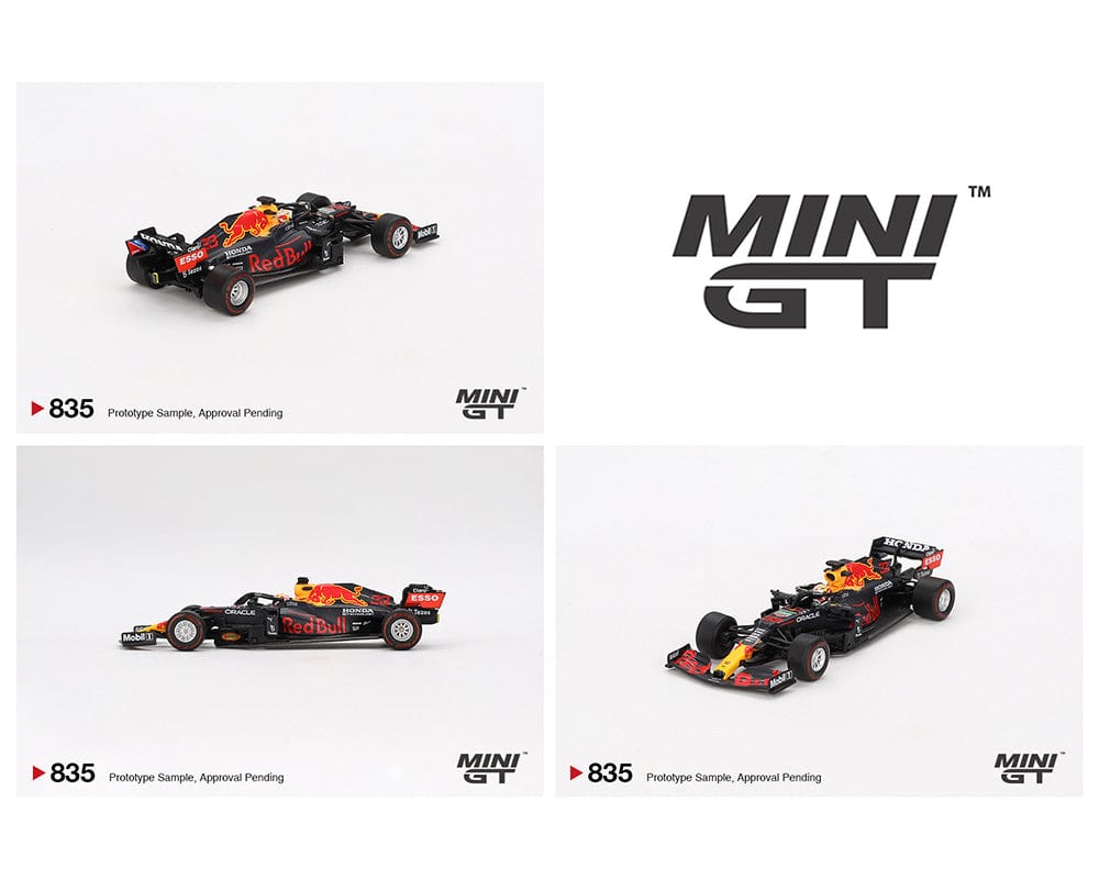 Red Bull RB16B #33 Max Verstappen 2021 Abu Dhabi Grand Prox Winner Limited Edition Mini GT 1/64 (PRE-ORDER)