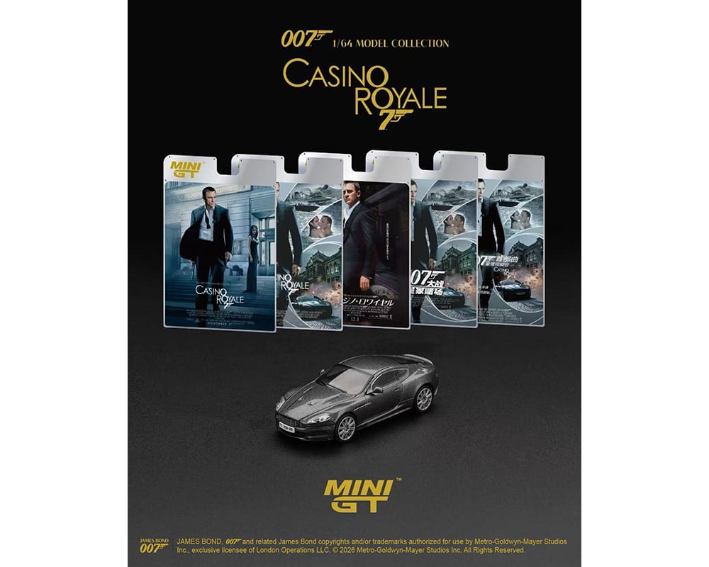 Mini GT Aston Martin DBS Casino Royale James Bond 007 1/64 MGT00917-007E
