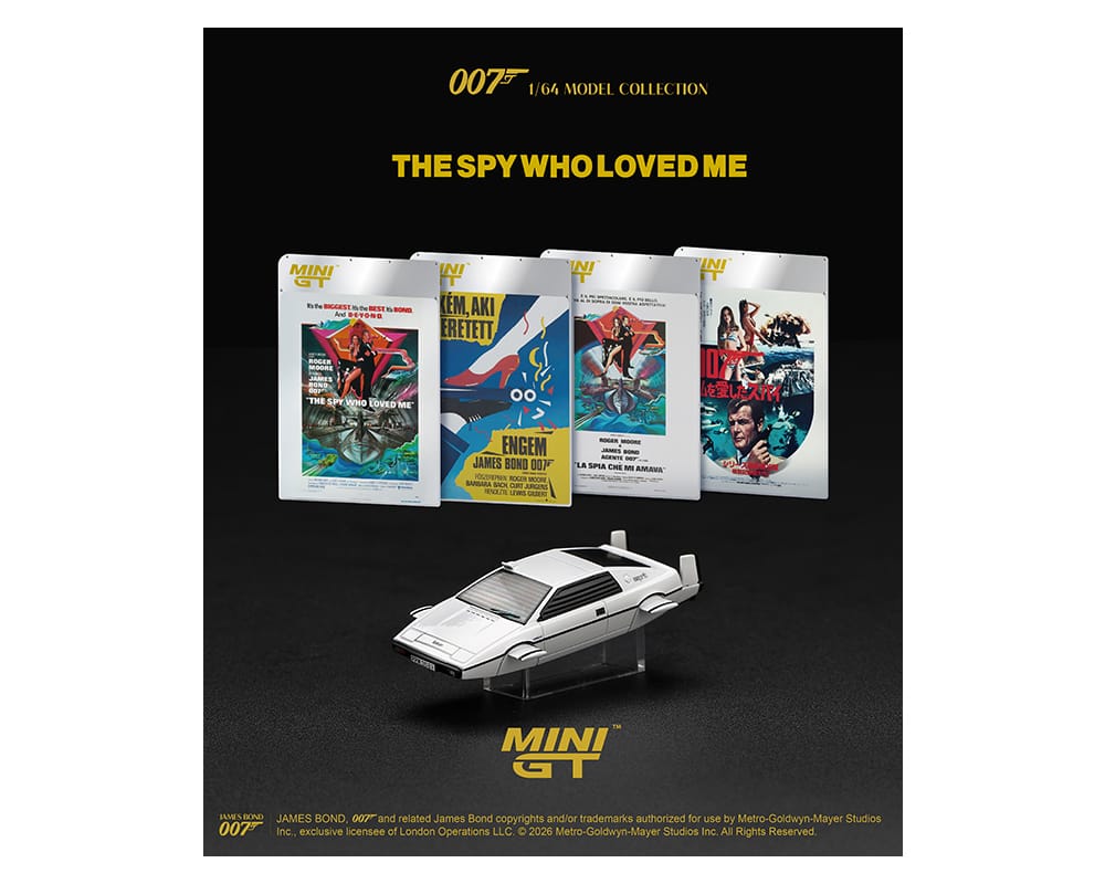 (PRE ORDER) James Bond 007 Lotus Esprit S1 “The Spy Who Loved Me” Submarine English Packaging Limited Edition  Mini GT 1:64 MGT00920-007E