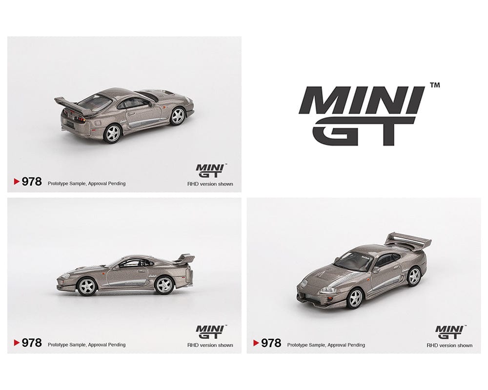 Toyota Supra VeilSide Combat V-II – Combat Grey Mini GT 1/64 scale