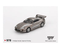 Toyota Supra VeilSide Combat V-II – Combat Grey Mini GT 1/64 scale