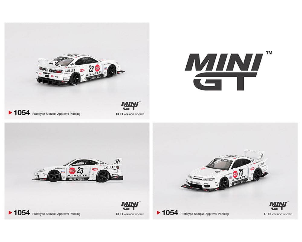 (Pre-order) Nissan LB-Super Silhouette S15 Silvia Athlete White Mini GT