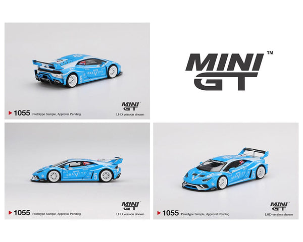 Lamborghini Huracán GT GRAVITY Blue LB Works Mini GT