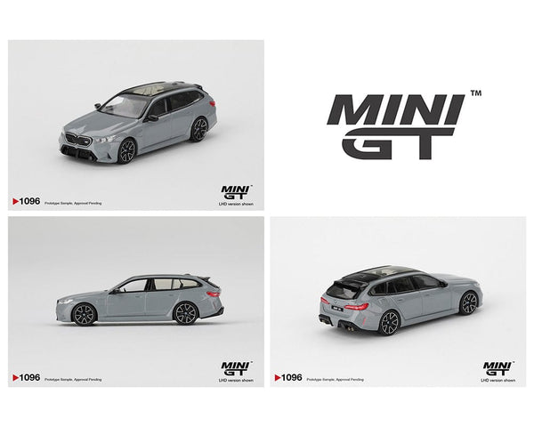BMW M5 Touring G99 Brooklyn Gray Metallic Mini GT 1/64 scale