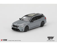 BMW M5 Touring G99 Brooklyn Gray Metallic Mini GT 1/64 scale