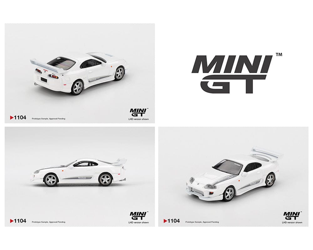 Toyota Supra VeilSide Combat V-I White Mini GT 1:64