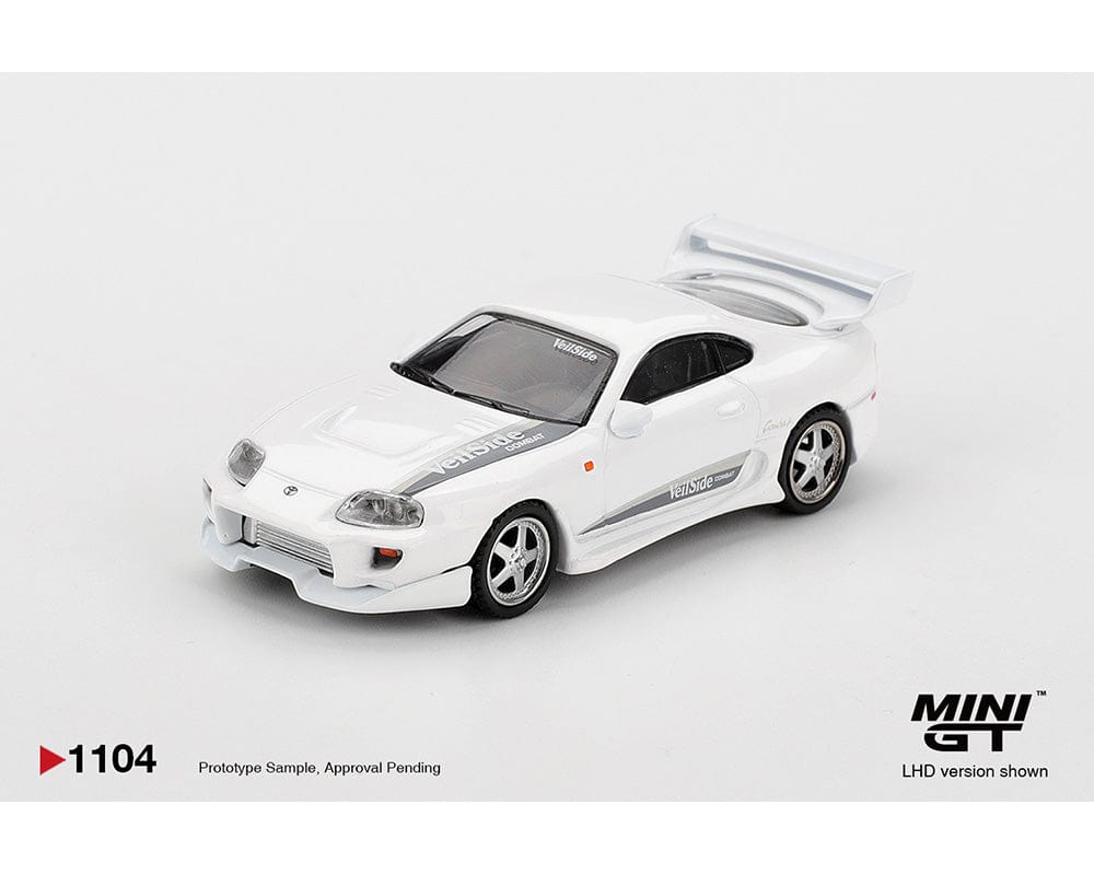 Toyota Supra VeilSide Combat V-I White Mini GT 1:64