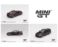 BMW M4 M Performance G82 Daytona Violet Mini GT 1/64 scale MGT01112-BL