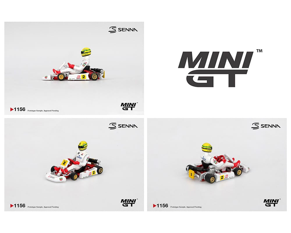 Senna Kart #2 Ayrton Senna da Silva 1993 Masters of Paris-Bercy  Mini GT