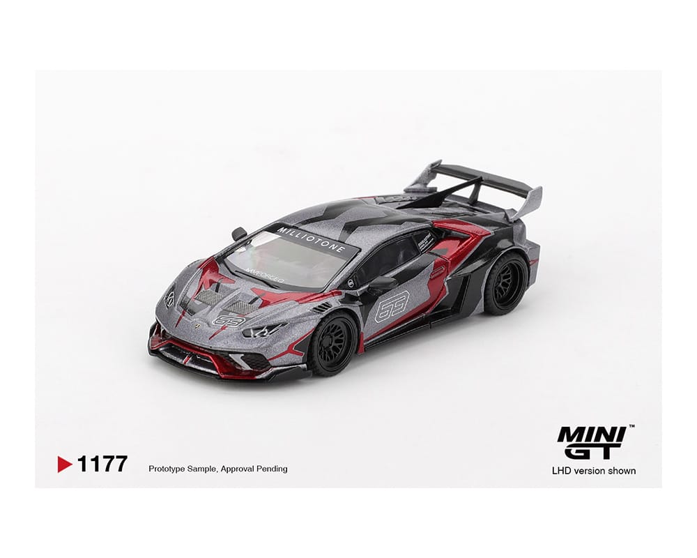 LB WORKS Lamborghini Huracán GT RONIN Grey Mini GT MGT01177-BL