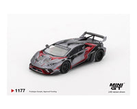 LB WORKS Lamborghini Huracán GT RONIN Grey Mini GT MGT01177-BL