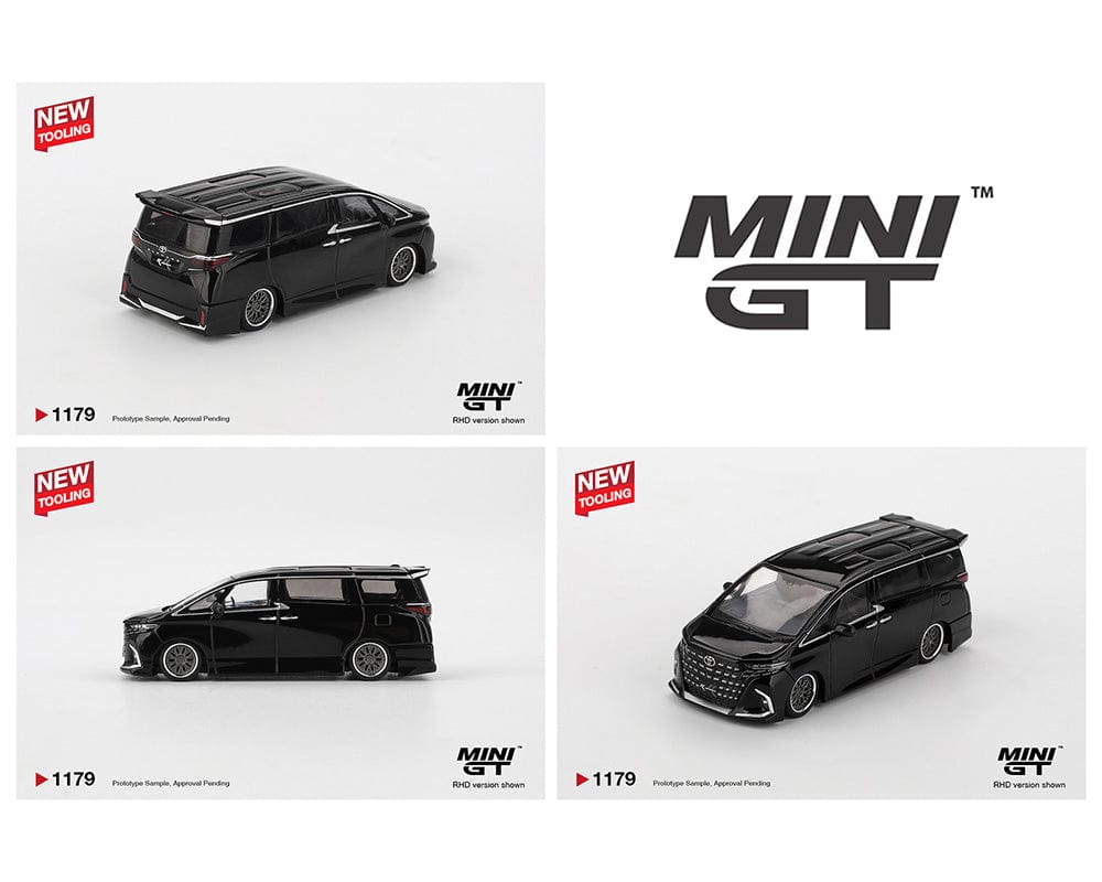 Toyota Alphard 40 KUHL Black Mini GT 1:64
