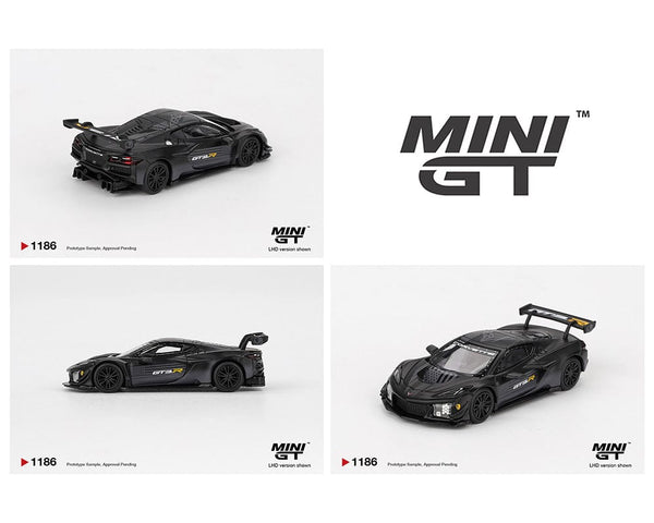 Chevrolet Corvette  Corvette Z06 GT3.R Road America Test car Black Mini GT 1:64