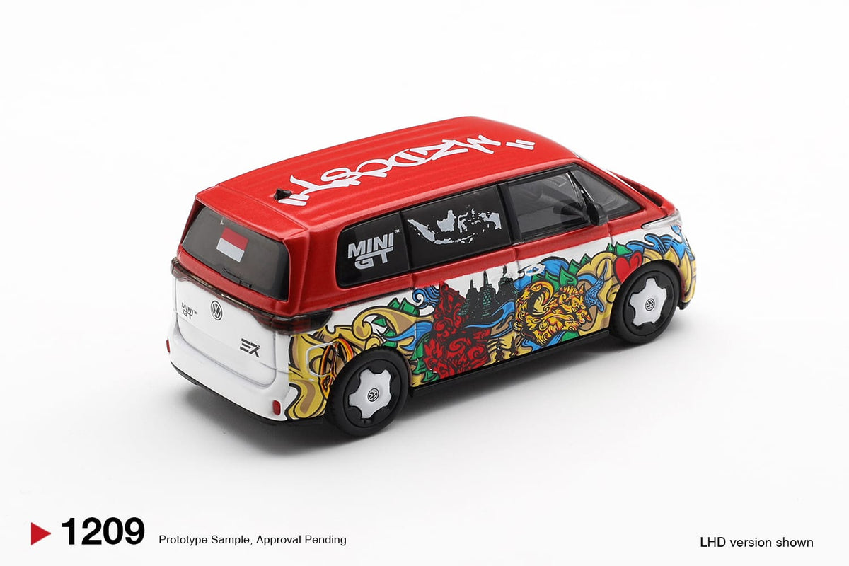 Mini GT Volkswagen ID. Buzz Mizu Design 1:64 | Pre-order MGT01209-BL