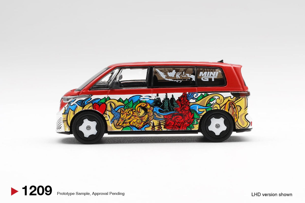 Mini GT Volkswagen ID. Buzz Mizu Design 1:64 | Pre-order MGT01209-BL