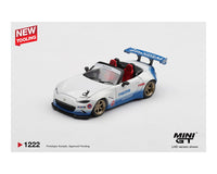 Mazda Miata MX5 (ND) Pandem IMSA White Mini GT 1/64 MGT01222-BL