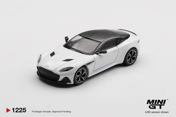 Mini GT Aston Martin DBS Stratus White 1:64 | Pre-order MGT01225-BL