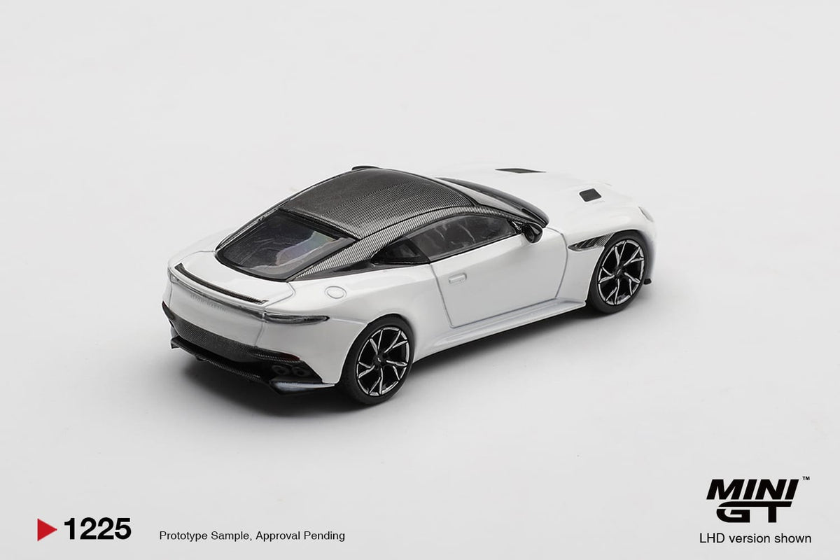 Mini GT Aston Martin DBS Stratus White 1:64 | Pre-order MGT01225-BL