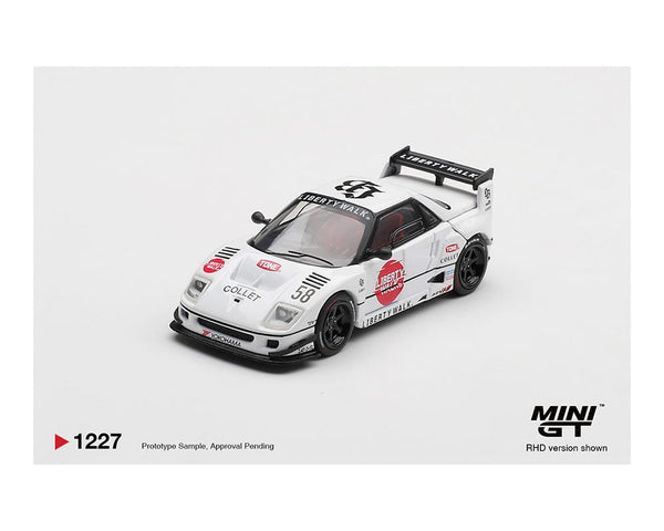 Mazda AZ1 Liberty Walk LB40 LB Hinomaru Mini GT 1/64 | Hanz Driven MGT01227-BL