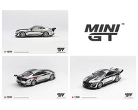 Shelby GT500 Dragon Snake Concept Chrome Silver Mini GT 1/64 MGT01230-BL