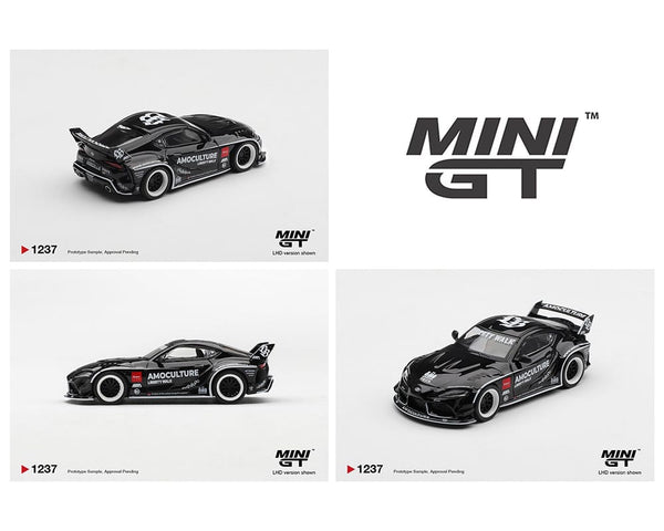 Toyota GR Supra LB Works AMOCULTURE Mini GT 1/64 MGT01237-BL