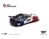 (Pre-order) Ford Mustang GTD  America 250 USA Exclusive Limited Edition Mini GT MGT01301-BL
