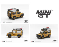 Mini GT Defender 90 Camel Trophy 1985 Team Brazil 1/64 MGT01308-BL