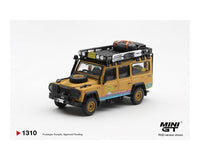 Mini GT Defender 110 Camel Trophy 1998 CT.36 Romania 1/64 MGT01310-BL