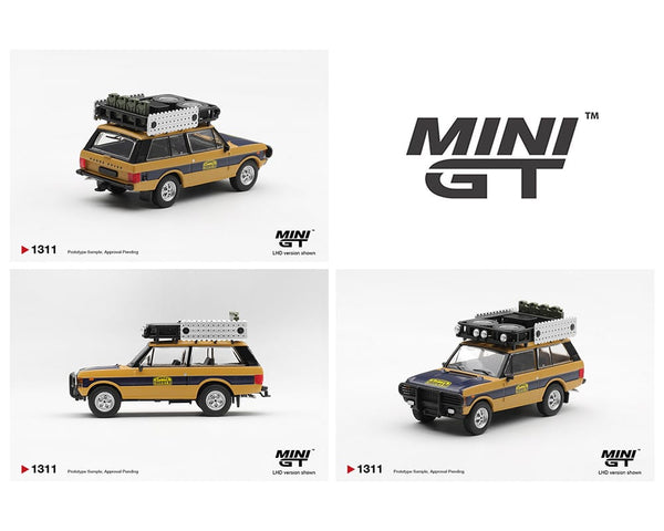 Mini GT Range Rover 1981 Sumatra Sudmann and Hofmann 1/64 MGT01311-BL