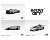 (PRE-ORDER) Lamborghini LB-Silhouette WORKS MURCIELAGO GT Evo Fighter Grey Limited Edition Mini GT 1:64 MGT01314-BL
