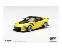 (PRE-ORDER) Nissan Z VeilSide FFZ400 Ikazuchi Yellow Limited Edition Mini GT 1:64 MGT01316-BL