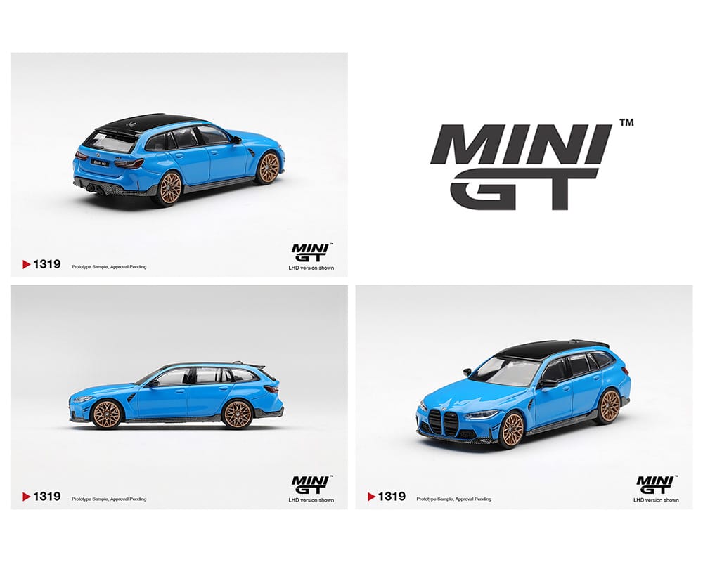 (PRE-ORDER) BMW M3 M Performance Touring Riviera Blue Limited Edition Mini GT 1:64 MGT01319-BL