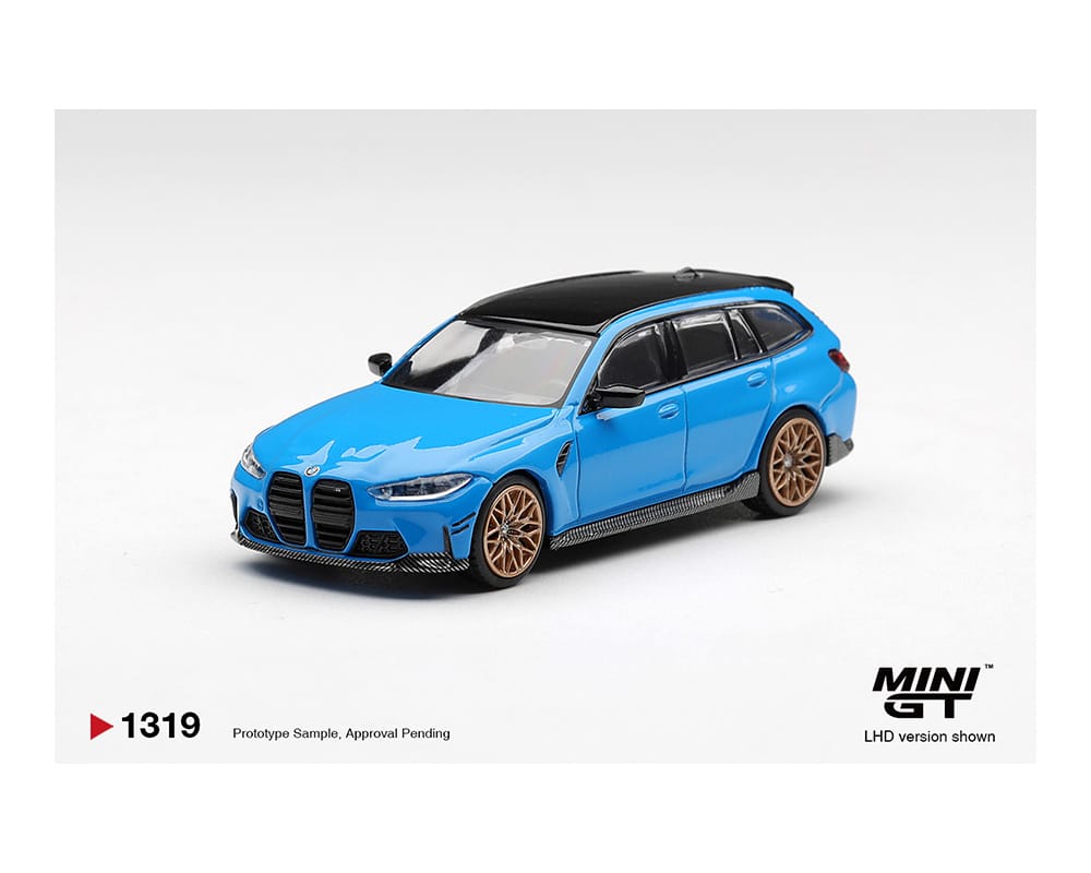 (PRE-ORDER) BMW M3 M Performance Touring Riviera Blue Limited Edition Mini GT 1:64 MGT01319-BL
