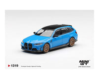 (PRE-ORDER) BMW M3 M Performance Touring Riviera Blue Limited Edition Mini GT 1:64 MGT01319-BL