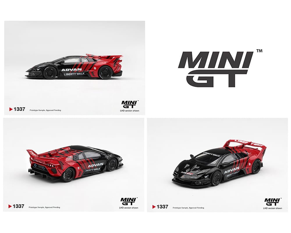 Lamborghini LB-Silhouette WORKS MURCIELAGO GT Evo Advan Limited Edition Mini GT 1:64