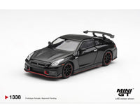 Nissan GTR Nismo 2024 Black Mini GT 1/64 MGT01338-BL