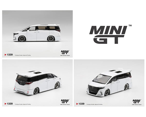 Toyota Alphard 40 KUHL White Mini GT 1/64 MGT01339-BL