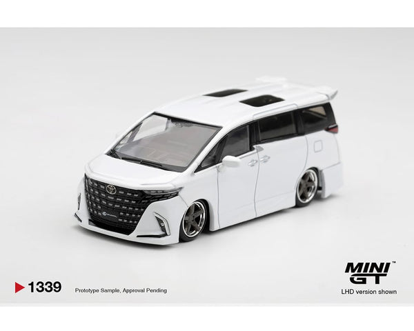 Toyota Alphard 40 KUHL White Mini GT 1/64 MGT01339-BL
