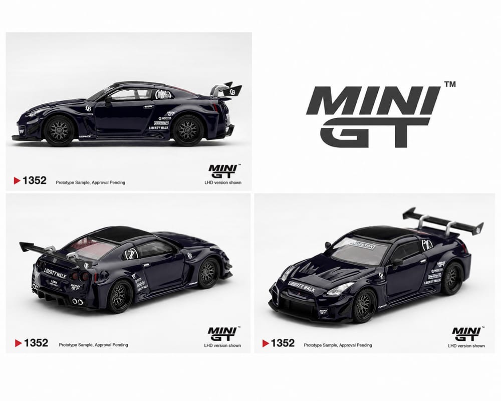 Nissan 35GT-RR Ver.2 INOZETEK 1/64 | Mini GT MGT01352-BL