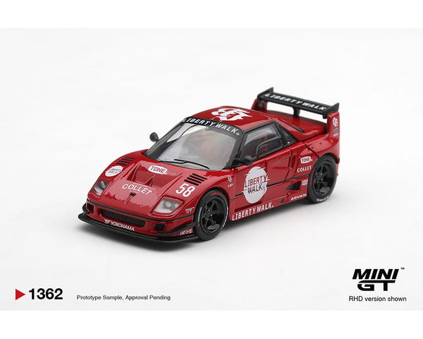 Mazda AZ1 Liberty Walk LB40 LB Hinomaru Red Mini GT 1/64 MGT01362-BL