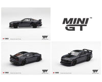 Ford Mustang Dark Horse Blue Ember Mini GT 1/64 MGT01363-BL