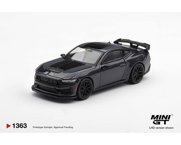 Ford Mustang Dark Horse Blue Ember Mini GT 1/64 MGT01363-BL