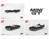 1959 Cadillac Eldorado Biarritz Black Mini GT 1/64 | Hanz Driven MGT01379-BL