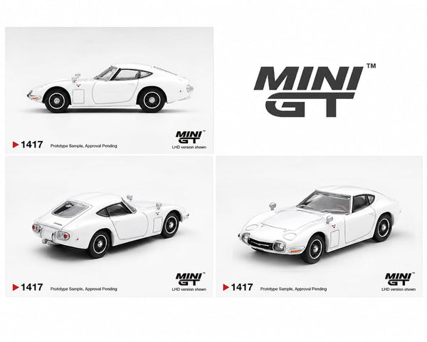 Toyota 2000GT Pegasus White 1/64 | Mini GT MGT01417-BL