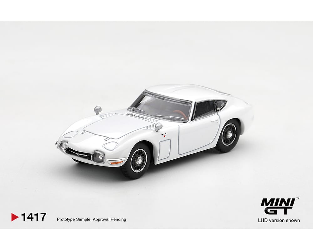 Toyota 2000GT Pegasus White 1/64 | Mini GT MGT01417-BL